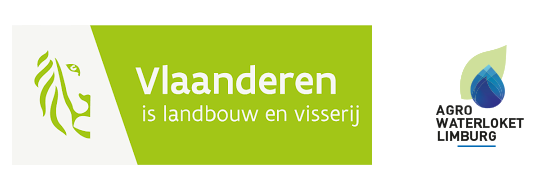 Logo Vlaanderen is landbouw en visserij - logo Agrowaterloket Limburg